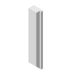 Šamotová deska boční, levá 2 KV DYNAMIC L 3G S 55.44.42.21 